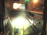 Subway station closed due to the storm