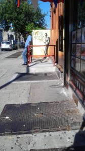 Juxtaposition against a Paper Moon