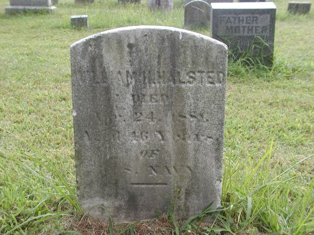 William Henry Halstead Tombstone